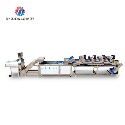 Orange Potato  Onions Ginger Potato Carrot Taro Sweet potato Yam Saiko persimmon papaya horseshoe 2025 Fruit and vegetable cutting, cleaning and air-drying production line