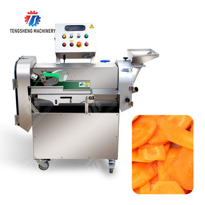 Double-head vegetable cutting machine conveyor belt can be removed Ginger Potato Carrot radish Taro Sweet potato Yam corn Saiko persimmon Leafy vegetables Cutting